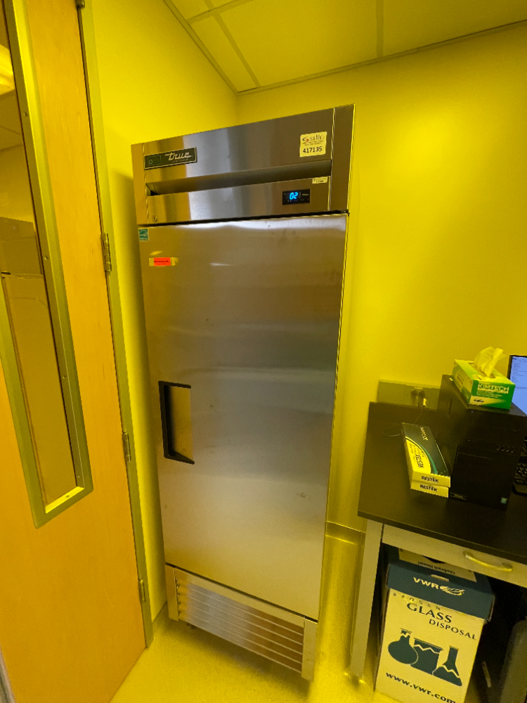 Image of True Single Door Upright Laboratory Refrigerator